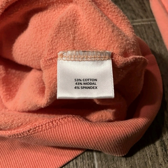 Peter Millar Mens Large Lava Wash Orange Pullover Hoodie Golf Sweatshirt - Picture 4 of 5
